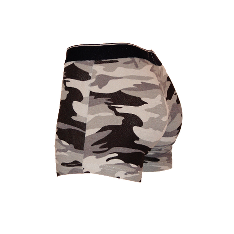 Gino Santi Jongens boxershorts Camouflage Grijs