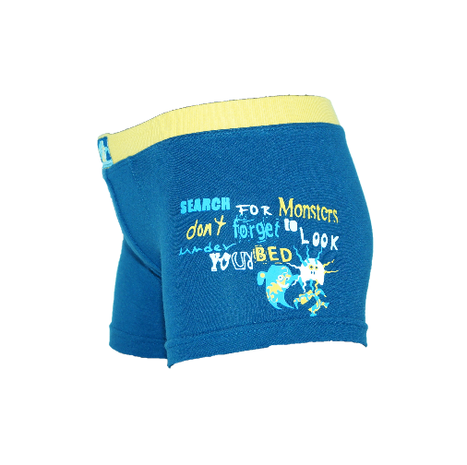 Active Plus Jongens boxershort Donkerblauw/Geel