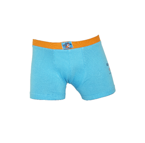 Active Plus Jongens boxershort Lichtblauw/Oranje
