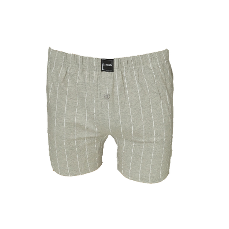 Suaque Heren boxershort Grijs met krijtstreep