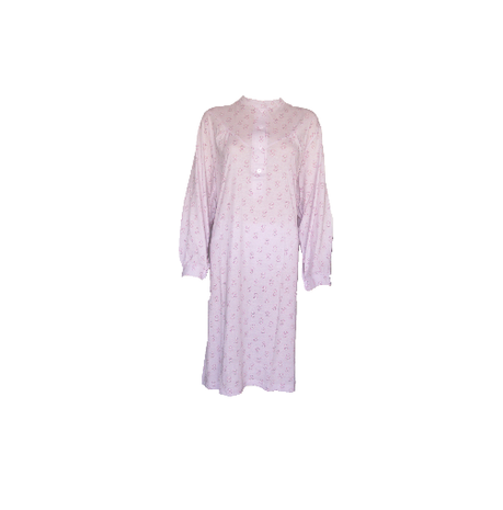 Cocodream Dames nachthemd met lange mouw Roze Waaiers
