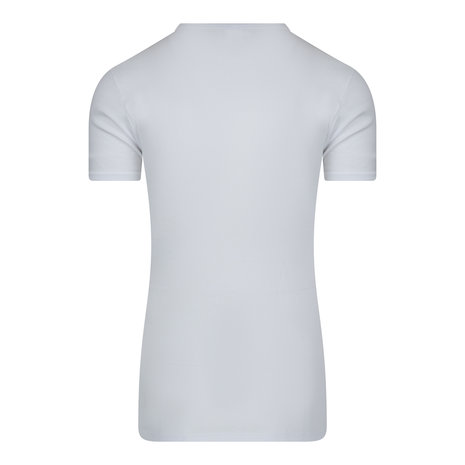 Beeren 10-Pack extra lange heren T-shirts met V-Hals M3000 Wit