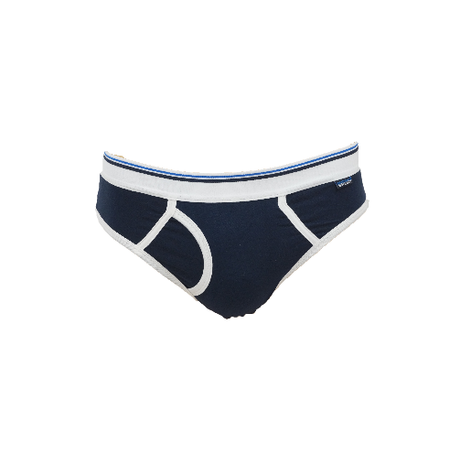 Gino Santi Sport 3-pack Jongens slips met gulp Blauw