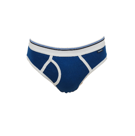 Gino Santi Sport 3-pack Jongens slips met gulp Blauw