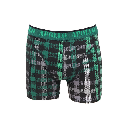 Apollo 2-Pack Heren boxershorts Green/Black