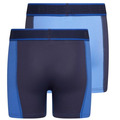Beeren 2-Pack Mix&Match  Jongens boxershorts Blauw/D.Blauw