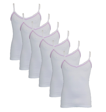 Beeren 6-Pack Meisjes hemden Lizzy Roze