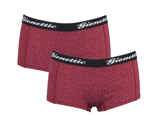 Gionettic 2-Pack Dames shorts Hearts