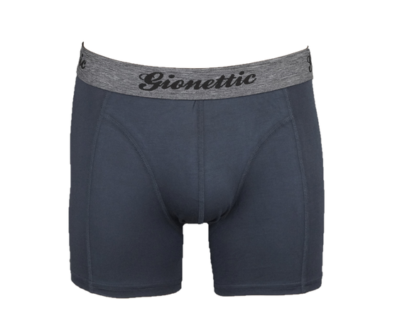 6-Pack Gionettic Bamboe Heren boxershorts Antraciet