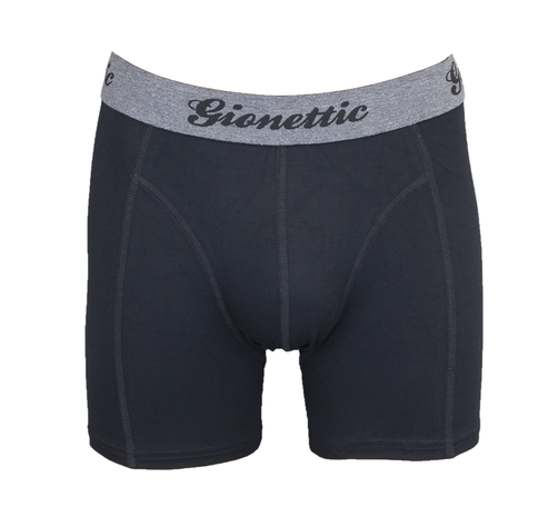 6-Pack Gionettic Modal Heren boxershorts Zwart