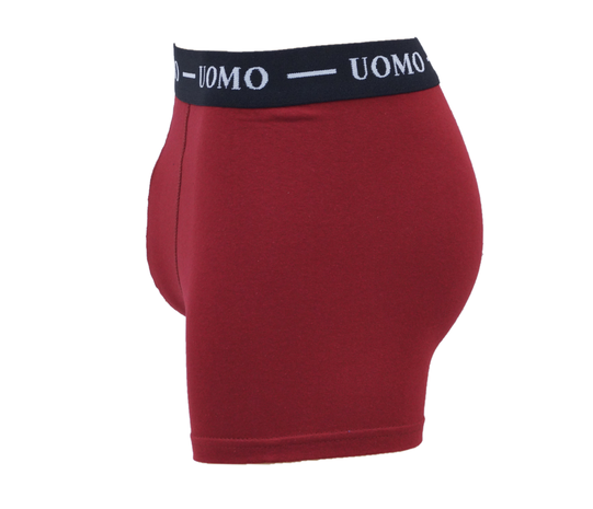 UOMO 3-Pack Heren boxershorts Rood