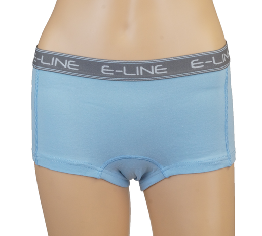 2-pack E-Line dames boxershort Blauw/Ruit
