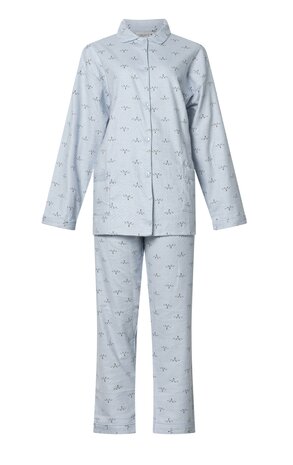 Cocodream Dames Flanel Pyjama met print Vos - Grijs