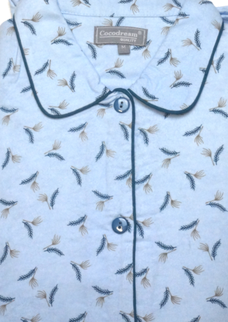 Cocodream Dames Flanel Pyjama met print Blue