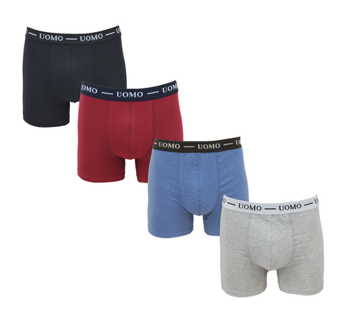 4-pack Heren boxershorts UOMO assorti