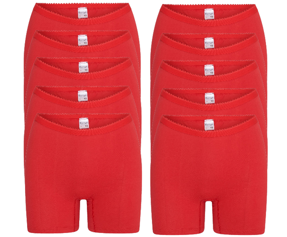 Beeren 10-Pack Dames boxershorts Softly Rood