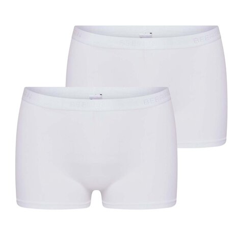 2 pack Beeren Dames boxershort Beeren Young Wit