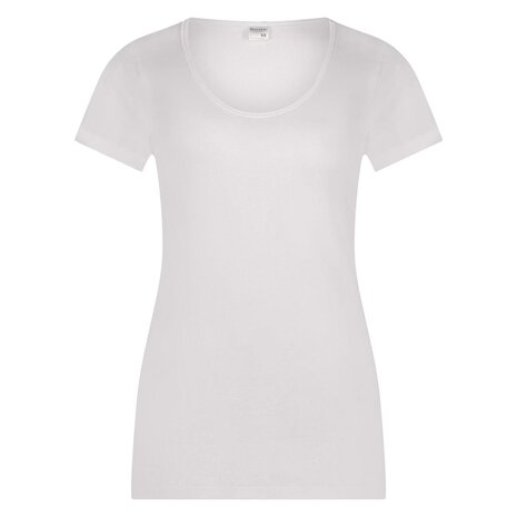 10-PACK BEEREN DAMES T-SHIRT MET O-HALS EN KORTE MOUW M3000 WIT