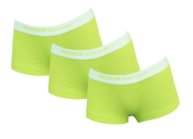 Beeren 3-Pack Meisjes boxershorts Vicky Groen