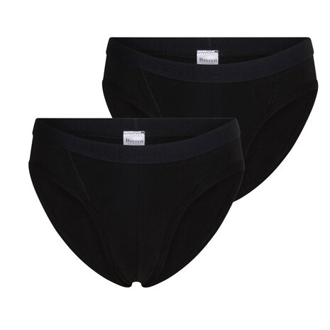 2 pack Beeren Heren slip Comfort Feeling Zwart
