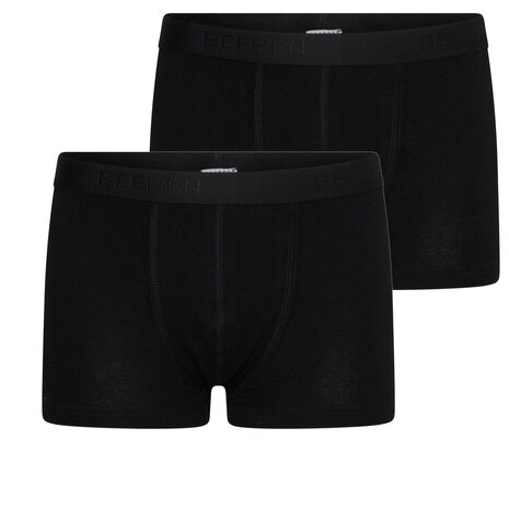 2 pack Beeren Jongens boxershort Comfort Feeling Zwart