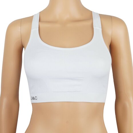 J&C Dames sport BH Wit