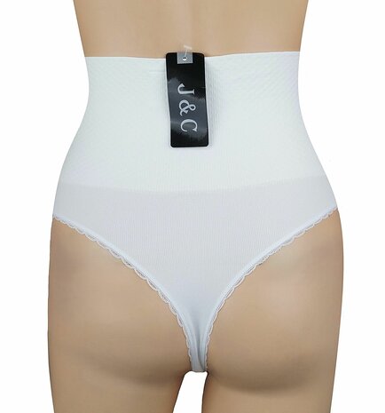 J&C dames corrigerende string W3235 Wit