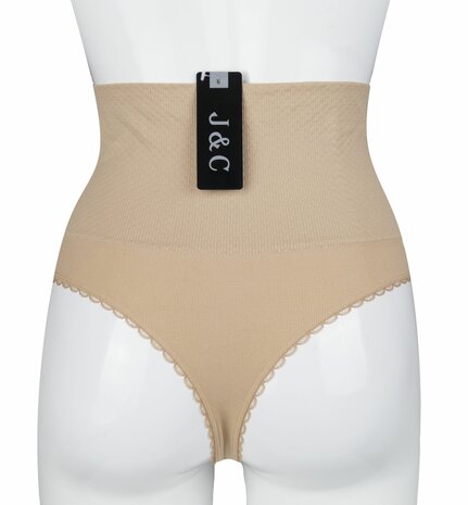 J&C Dames corrigerende string W3235 Huid