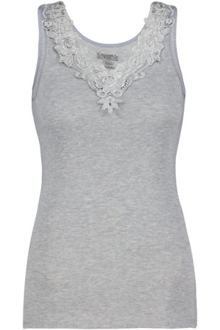 Dames Toker hemd met kant en brede bandjes