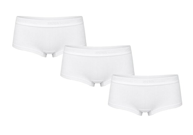 3-Pack Dames Hipsters Beeren Young Wit 