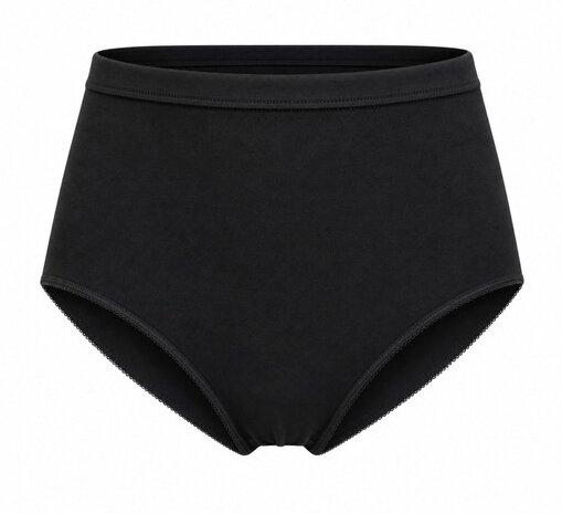 Dames katoenen tailleslip Twentini Zwart