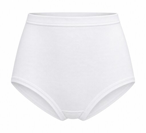 Dames Tailleslip Con-Ta 100% katoen Wit