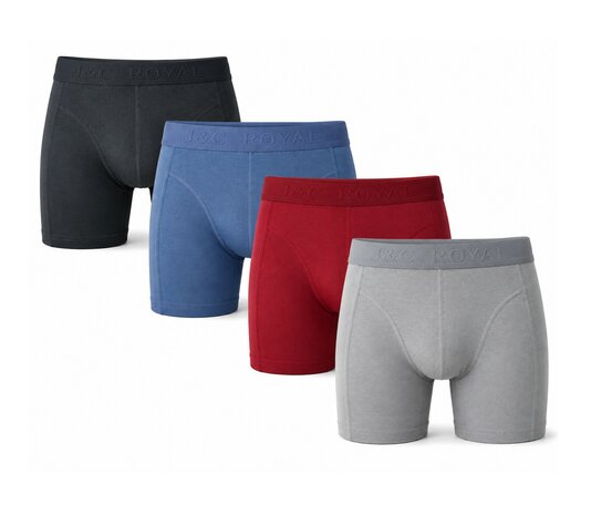 J&C 4-pack Heren boxershort H152 Mix