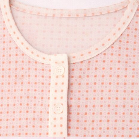 Dames nachthemd 100% katoen van Eskimo Roze