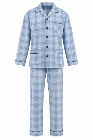 Flanellen heren pyjama&nbsp; Art. 441147 Blue