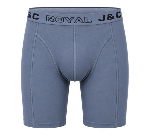 HEREN BOXERSHORT MET LANGE PIJPEN J&C H162 - StoneBlue