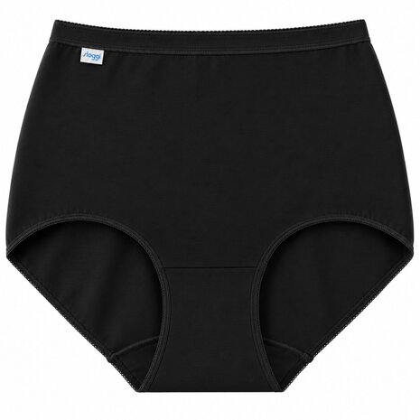 3+1 pack Sloggi Dames slip Basic+ Maxi Zwart