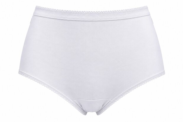 3+1 pack Dames Sloggi midi slip Basic+ Wit