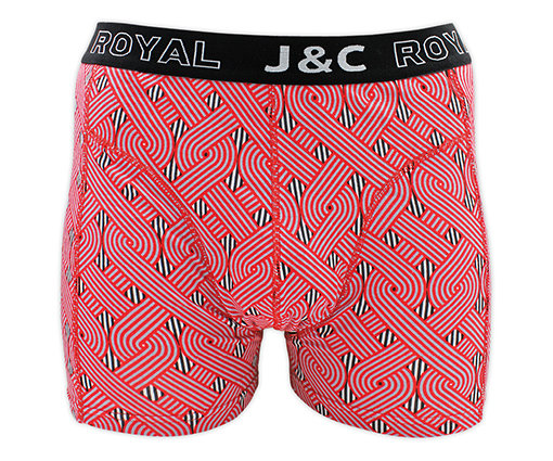 J&C 2-pack Heren boxershorts H231-30041 Blauw/Rood