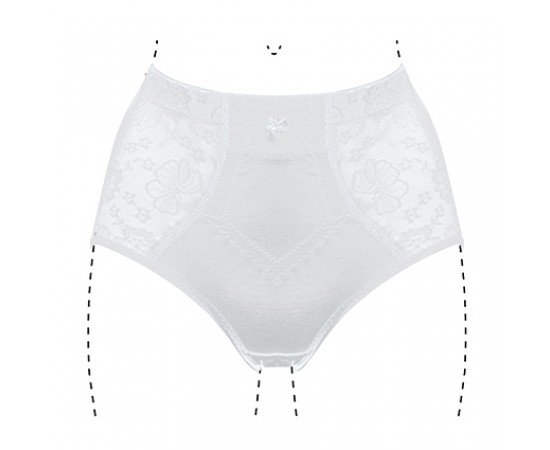 J&C Licht corrigerende dames tailleslip Wit H201