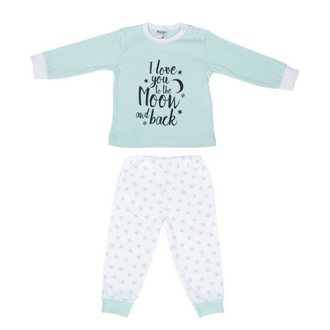 Beeren Baby pyjama "To the Moon" Mint