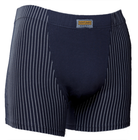 Gentlemen Heren boxershort Krijtstreep Navy