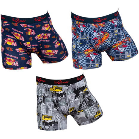 Fun2Wear Jongens boxershort Driver