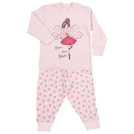 Fun2Wear Kinder pyjama 100% Katoen Dance Princess Roze