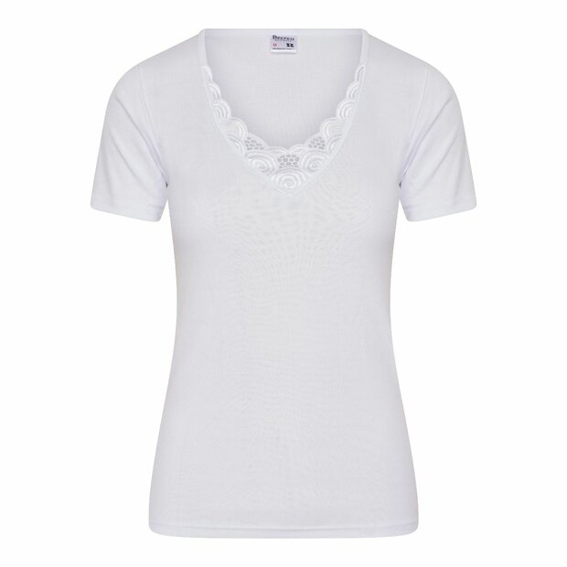 Beeren Dames shirt met K.M. Beatrix M3000 Wit