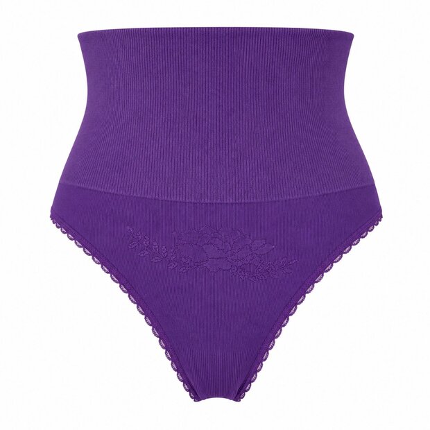 J&amp;C dames corrigerende string W3235 Paars