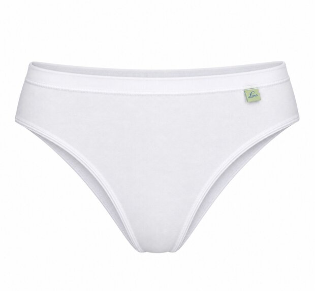 Lunatex dames High-leg slip Wit