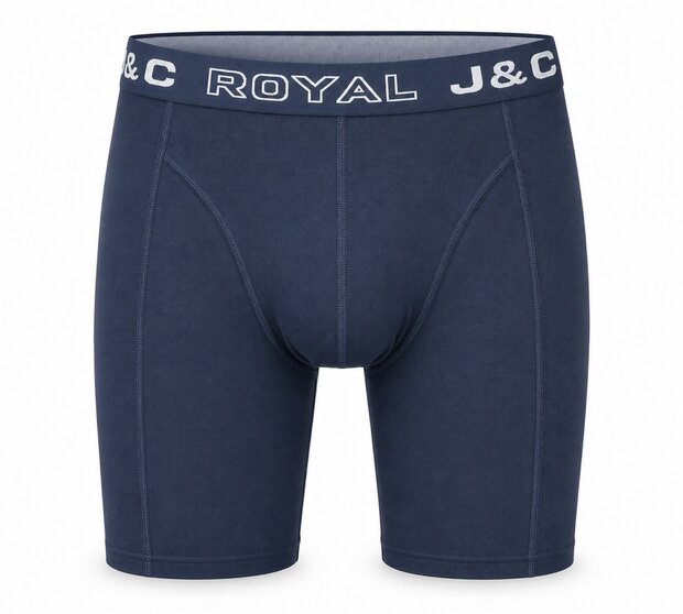 EEN ZEER LUXE EN ELASTISCHE HERENBOXERSHORT MET LANGE PIJPEN J&amp;C