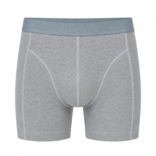 J&amp;C Heren boxershort H152 Gemeleerd Grijs