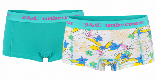 2-pack Meisjes Hipster Mint J&amp;C